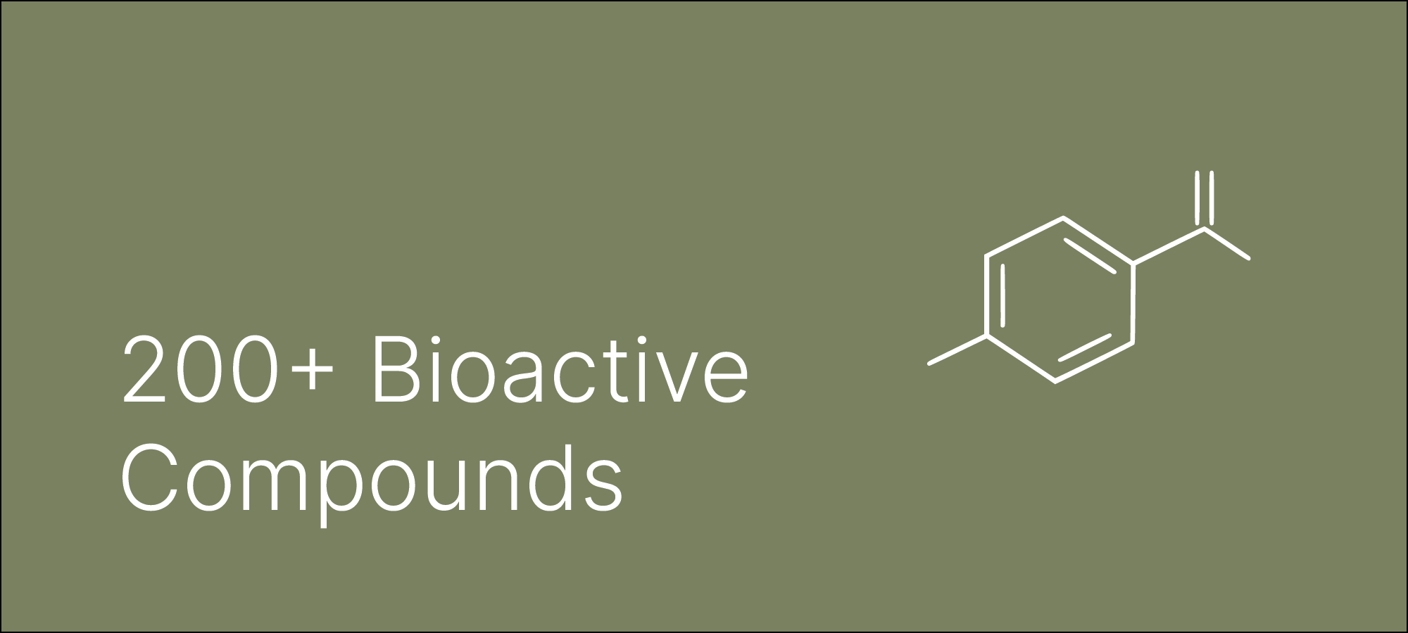 200+ bioactive compounds